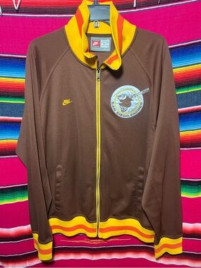 Nike Cooperstown Collection San Diego Padres Polyester Full zip Track Jacket XL